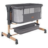 Колыбель Pituso Flora Dark Grey 01